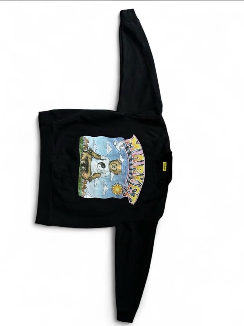 Graphic Bear Crewneck Sweatshirt - Black
